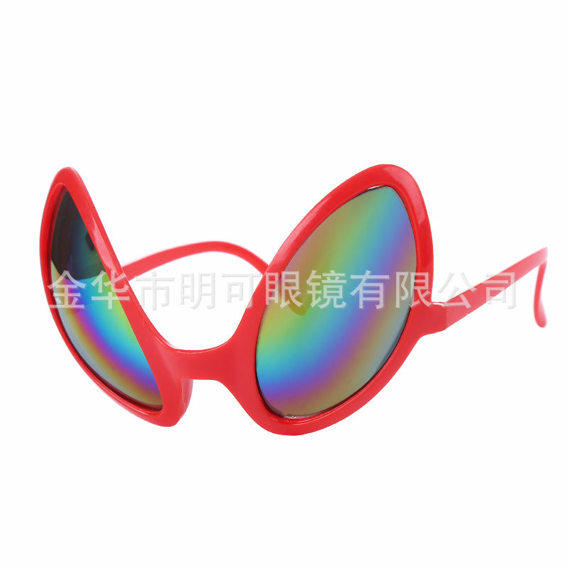 Wholesale Halloween Party Alien Antenna Funny Headband Green Fly Glasses